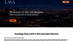 What Lava.org website looked like in 2020 (3 years ago)