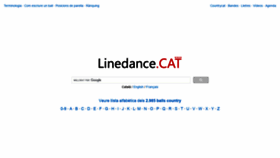 What Linedance.cat website looked like in 2020 (3 years ago)
