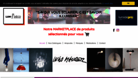 What Lumideco-reims.com website looked like in 2020 (3 years ago)
