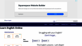 What Learn-english-online.org website looked like in 2020 (4 years ago)