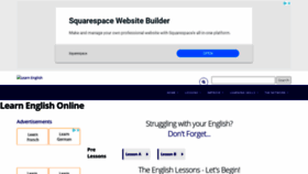 What Learn-english-online.org website looked like in 2020 (3 years ago)