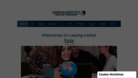 What Lessing-institut.de website looked like in 2020 (3 years ago)