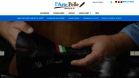 What Lartepelleitaly.com website looked like in 2020 (3 years ago)