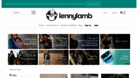 What Lennylamb.com website looked like in 2020 (3 years ago)
