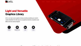 What Lvgl.io website looked like in 2020 (4 years ago)