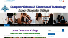 What Lunarcomputercollege.com website looked like in 2020 (3 years ago)