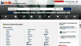 What Locanto.fr website looked like in 2020 (3 years ago)