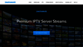 What Livestreams4u.com website looked like in 2020 (3 years ago)