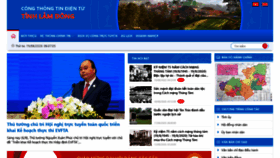 What Lamdong.gov.vn website looked like in 2020 (3 years ago)