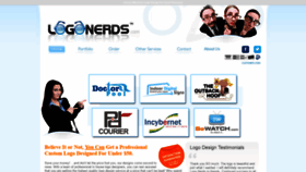 What Logonerds.com website looked like in 2020 (3 years ago)