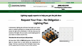 What Ledlightingsupply.com website looked like in 2020 (3 years ago)