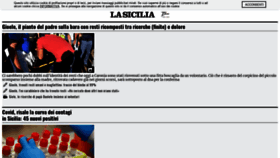 What Lasicilia.it website looked like in 2020 (3 years ago)