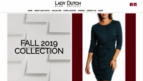 What Ladydutch.com website looked like in 2020 (3 years ago)