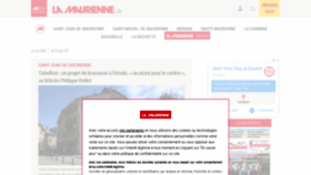 What Lamaurienne.fr website looked like in 2020 (3 years ago)