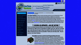 What Livescanventura.com website looked like in 2020 (3 years ago)