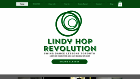 What Lindyhoprevolution.com website looked like in 2020 (3 years ago)