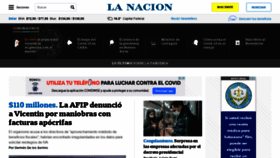 What Lanacion.com.ar website looked like in 2020 (3 years ago)