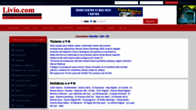 What Livio.com website looked like in 2020 (3 years ago)