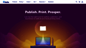 What Lulu.com website looked like in 2020 (3 years ago)