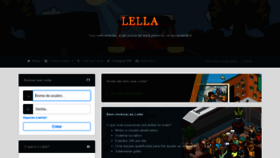 What Lella.la website looked like in 2020 (3 years ago)