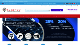 What Lumenco.ca website looked like in 2020 (3 years ago)