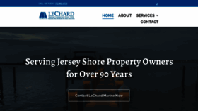 What Lechard.com website looked like in 2020 (3 years ago)
