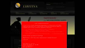 What Libitina.hu website looked like in 2020 (3 years ago)