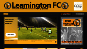What Leamingtonfc.co.uk website looked like in 2020 (3 years ago)