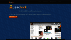 What Leadlock.co website looked like in 2020 (3 years ago)