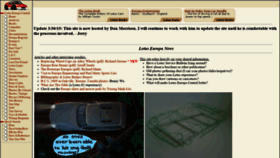 What Lotus-europa2.com website looked like in 2020 (3 years ago)