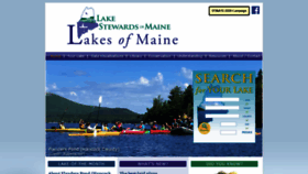 What Lakesofmaine.org website looked like in 2020 (3 years ago)