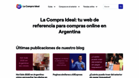 What Lacompraideal.com.ar website looked like in 2020 (4 years ago)