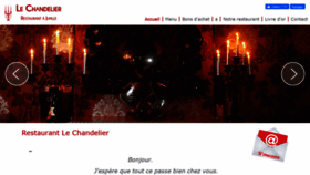What Lechandelier.be website looked like in 2020 (3 years ago)