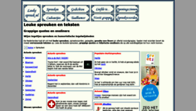 What Leukespreuk.nl website looked like in 2020 (3 years ago)
