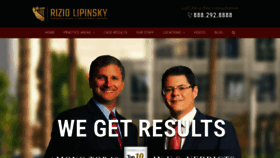 What Lipinskylaw.com website looked like in 2020 (3 years ago)