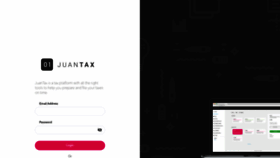 What Login.juan.tax website looked like in 2020 (3 years ago)