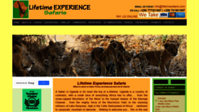 What Lifetimesafaris.com website looked like in 2020 (3 years ago)