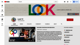What Look.tv website looked like in 2020 (3 years ago)
