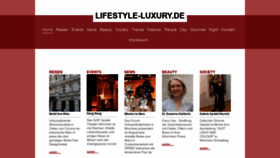 What Lifestyle-luxury.de website looked like in 2020 (3 years ago)