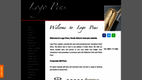 What Logopens.co.za website looked like in 2020 (3 years ago)