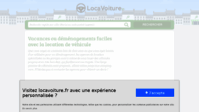 What Locavoiture.fr website looked like in 2020 (3 years ago)
