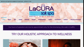 What Lacurasaltspa.com website looked like in 2020 (3 years ago)