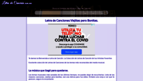 What Letradecancion.com.mx website looked like in 2020 (3 years ago)
