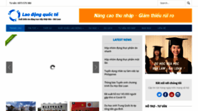 What Laodongquocte.net website looked like in 2020 (3 years ago)