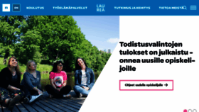 What Laurea.fi website looked like in 2020 (3 years ago)