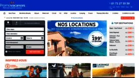 What Locations.promovacances.com website looked like in 2020 (3 years ago)