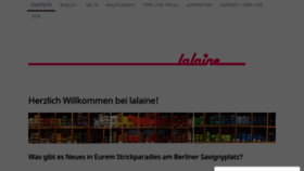 What Lalaineberlin.de website looked like in 2020 (4 years ago)