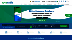 What Lycamobile.se website looked like in 2020 (3 years ago)