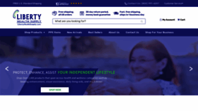 What Libertyhealthsupply.com website looked like in 2020 (3 years ago)