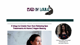 What Lovedbylaura.com website looked like in 2020 (3 years ago)